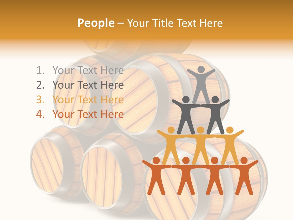 Barrel Beer Background PowerPoint Template