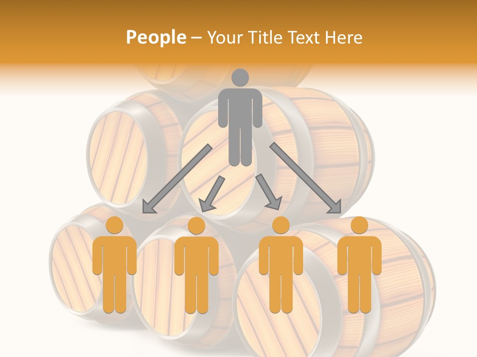 Barrel Beer Background PowerPoint Template