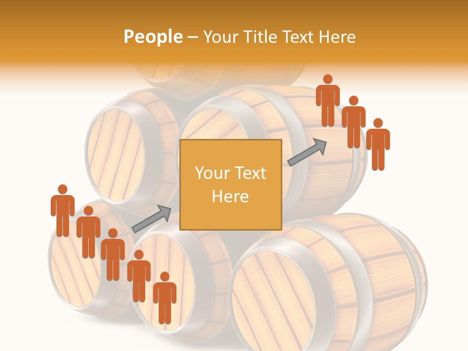 Barrel Beer Background PowerPoint Template