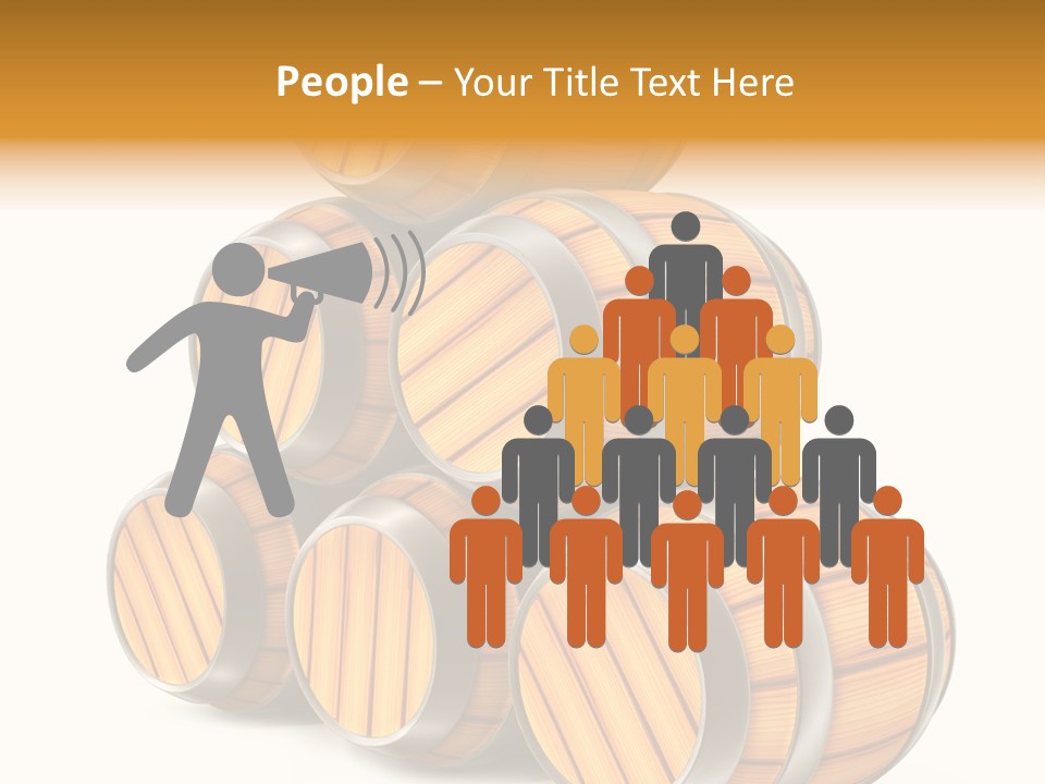 Barrel Beer Background PowerPoint Template