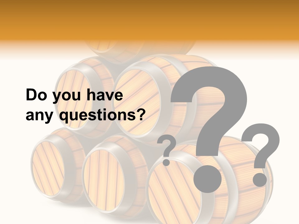 Barrel Beer Background PowerPoint Template