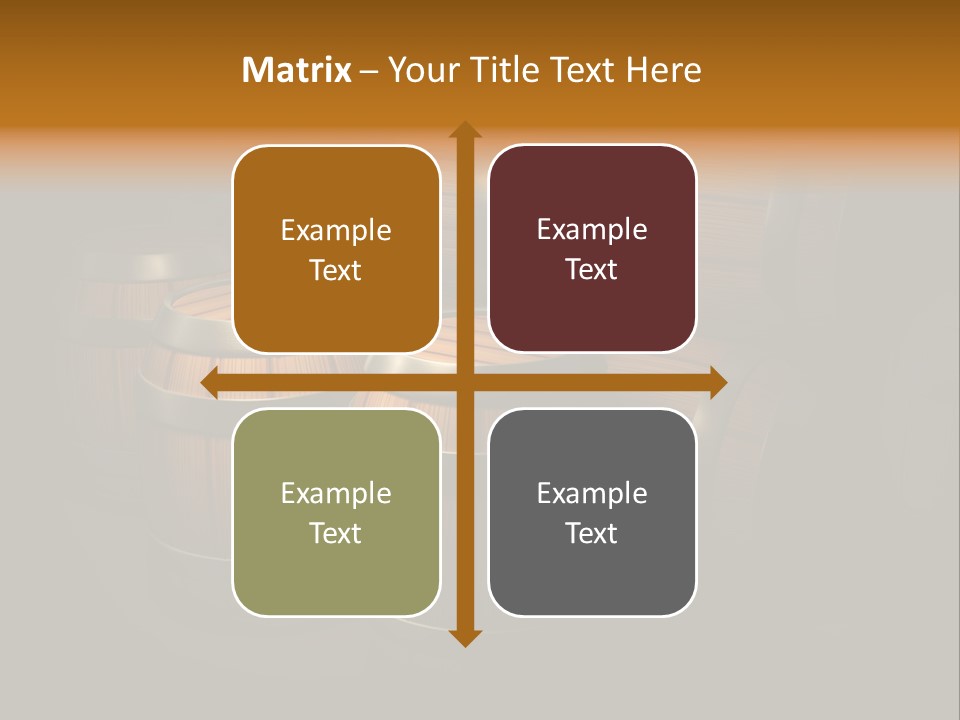 Container Dark Object PowerPoint Template