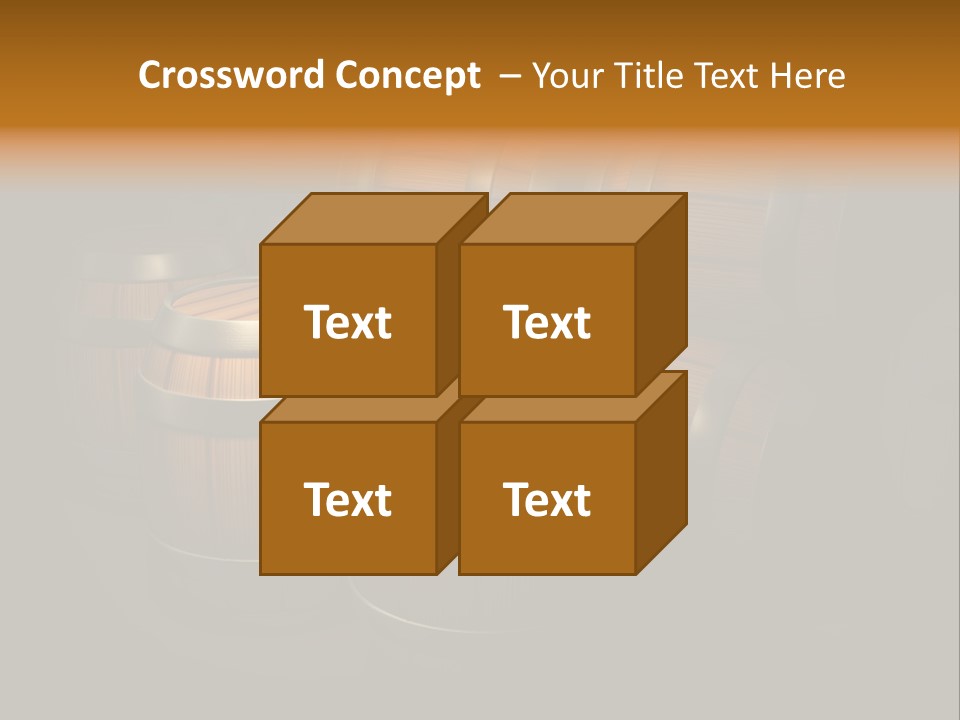 Container Dark Object PowerPoint Template