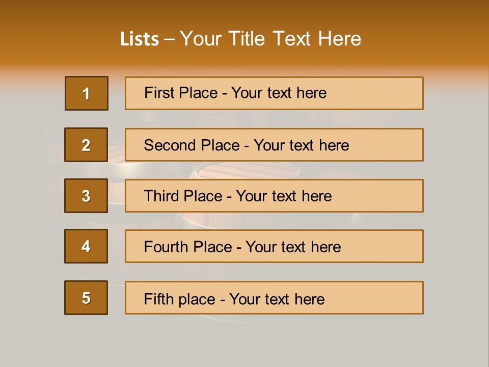 Container Dark Object PowerPoint Template