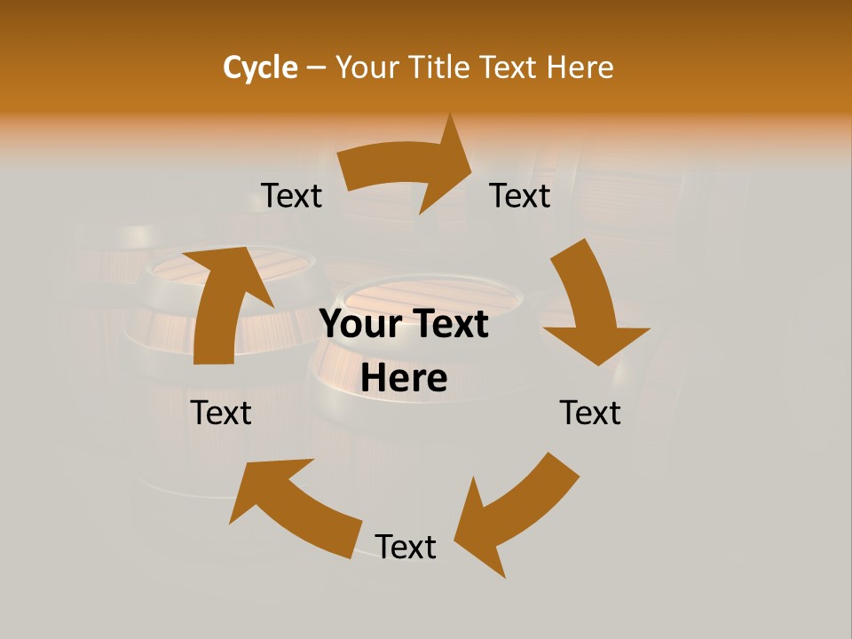 Container Dark Object PowerPoint Template