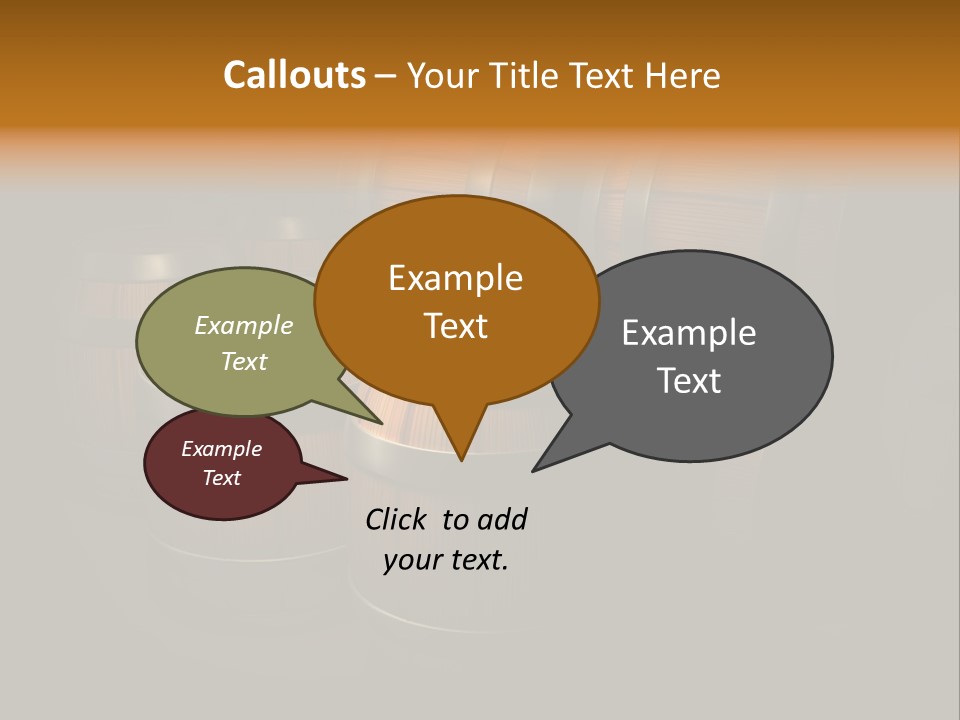 Container Dark Object PowerPoint Template