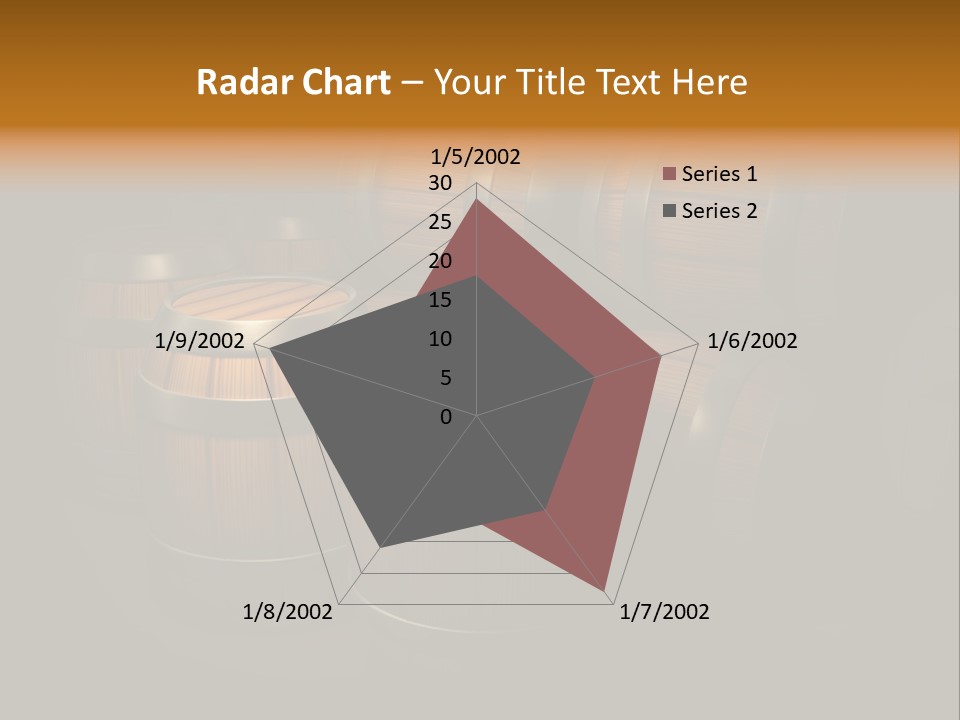 Container Dark Object PowerPoint Template