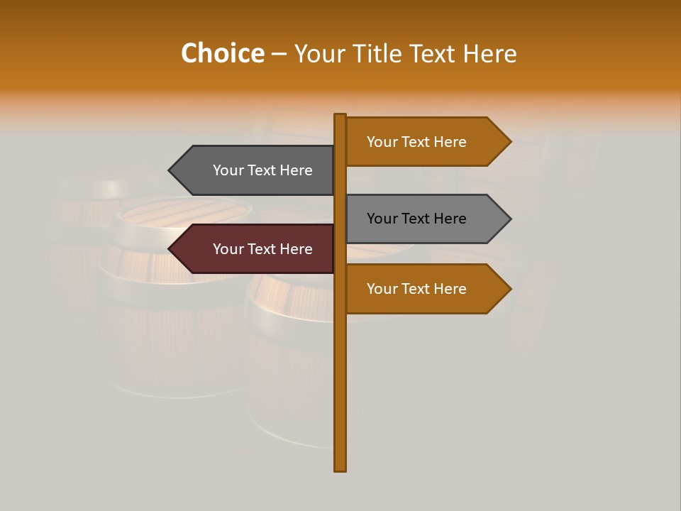 Container Dark Object PowerPoint Template