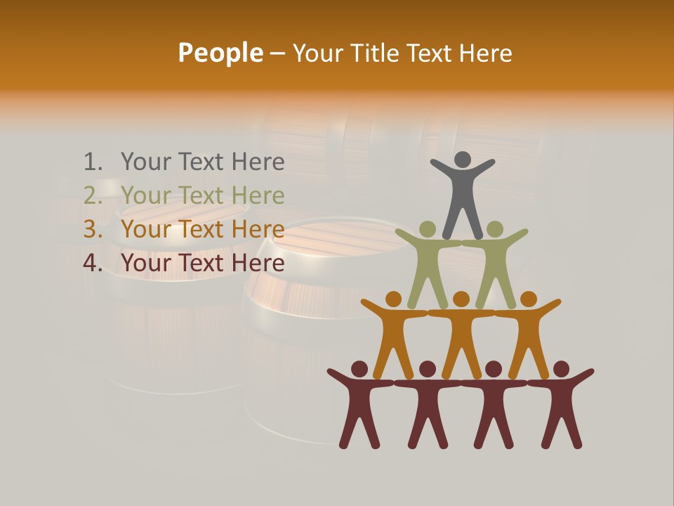 Container Dark Object PowerPoint Template