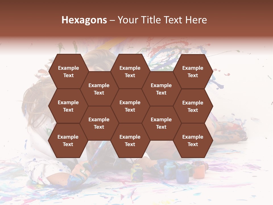 Young Fun Splatter PowerPoint Template