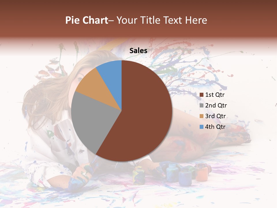 Young Fun Splatter PowerPoint Template