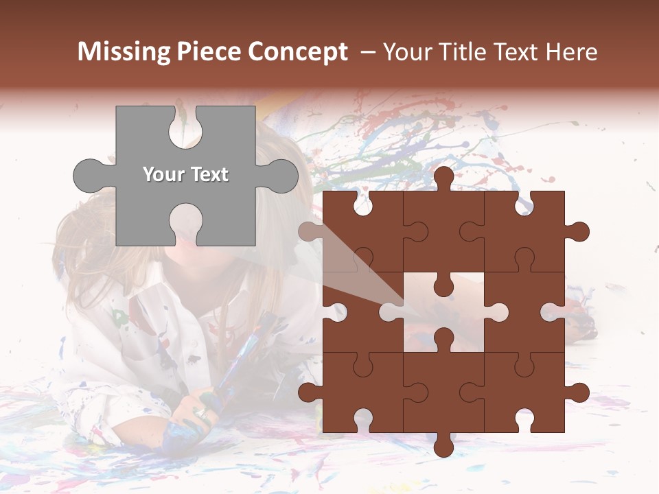 Young Fun Splatter PowerPoint Template