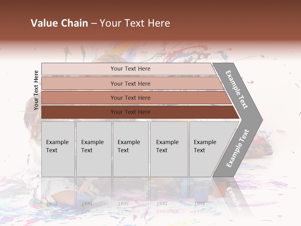 Young Fun Splatter PowerPoint Template