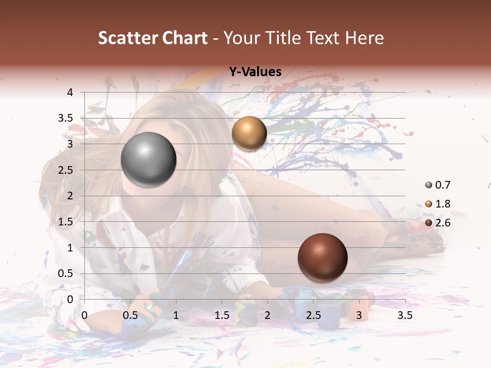 Young Fun Splatter PowerPoint Template