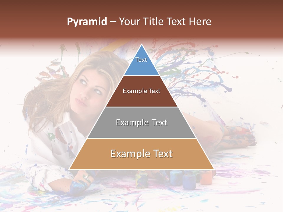 Young Fun Splatter PowerPoint Template