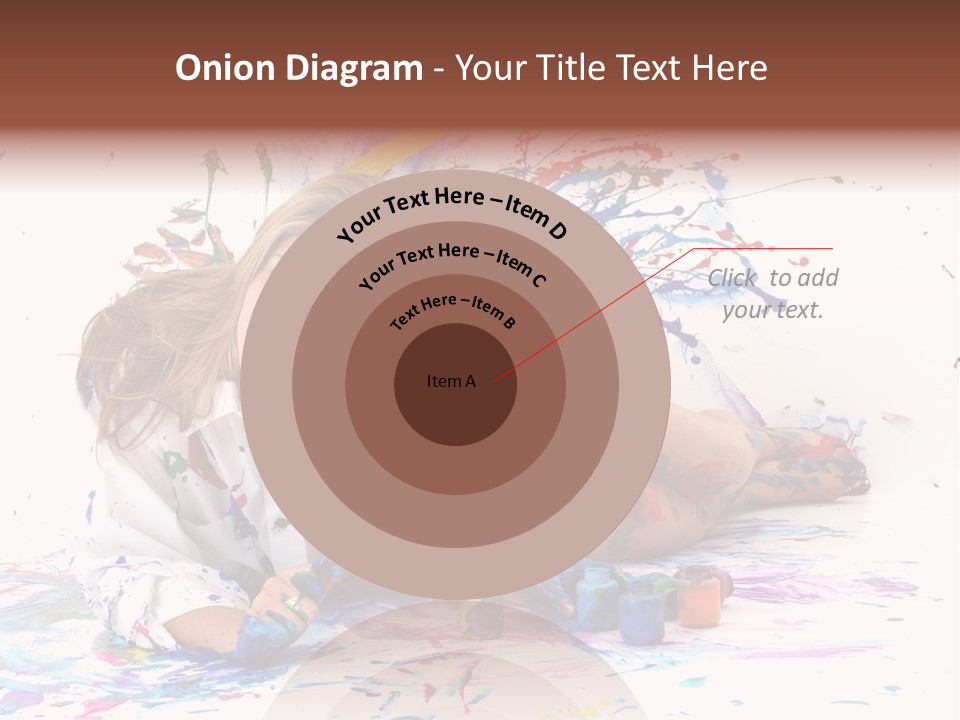 Young Fun Splatter PowerPoint Template