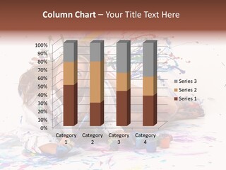 Young Fun Splatter PowerPoint Template