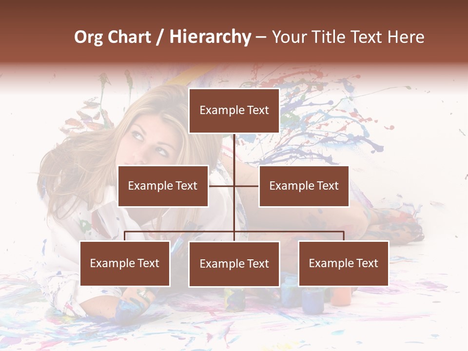 Young Fun Splatter PowerPoint Template