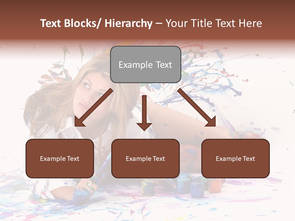 Young Fun Splatter PowerPoint Template