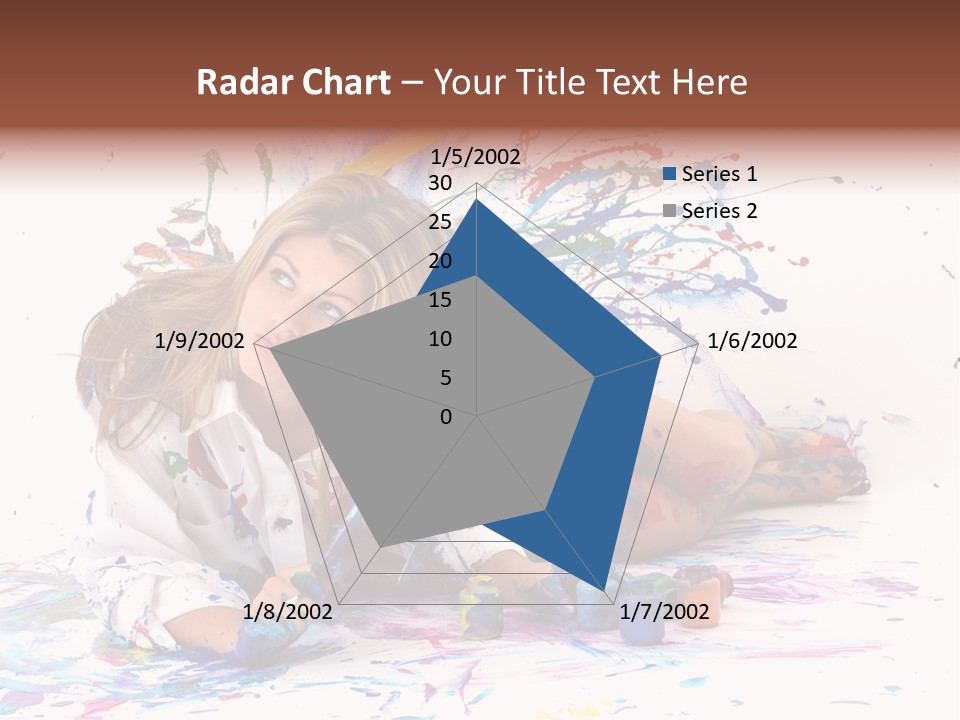 Young Fun Splatter PowerPoint Template
