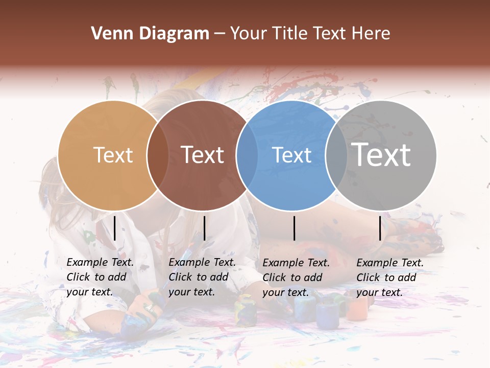 Young Fun Splatter PowerPoint Template