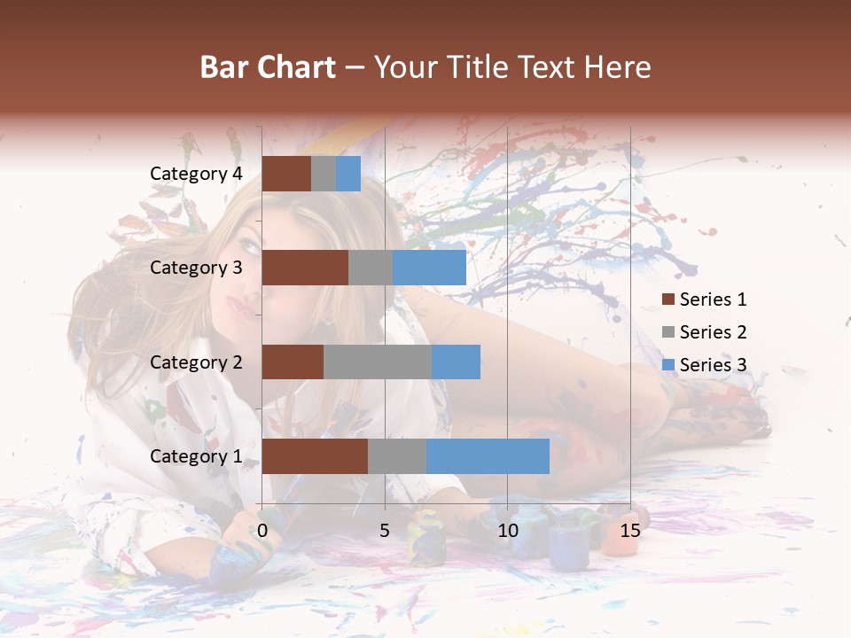 Young Fun Splatter PowerPoint Template