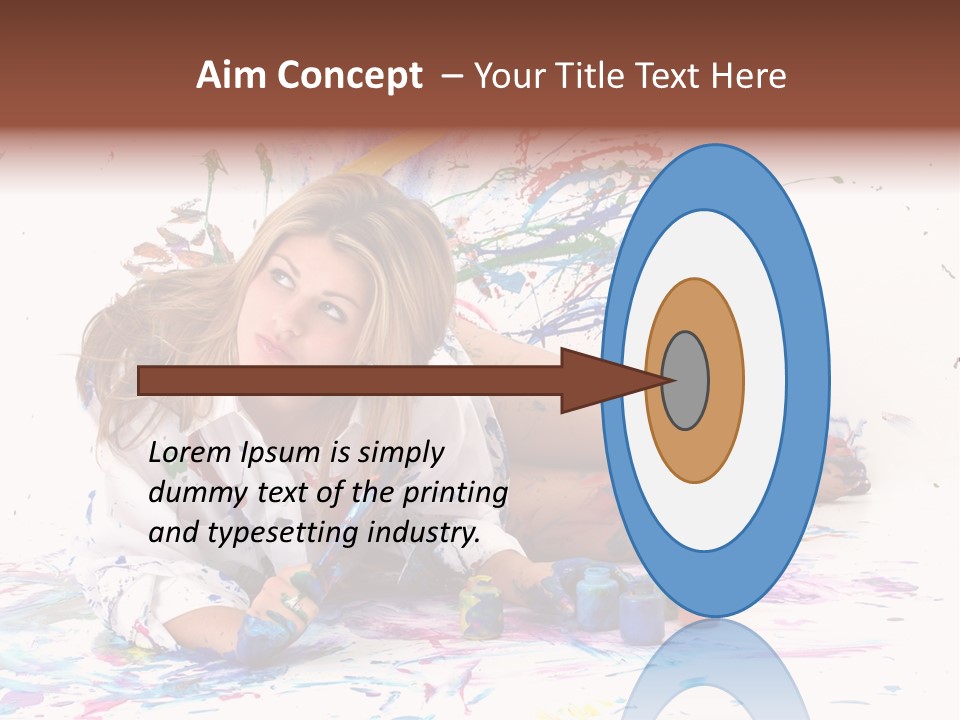 Young Fun Splatter PowerPoint Template