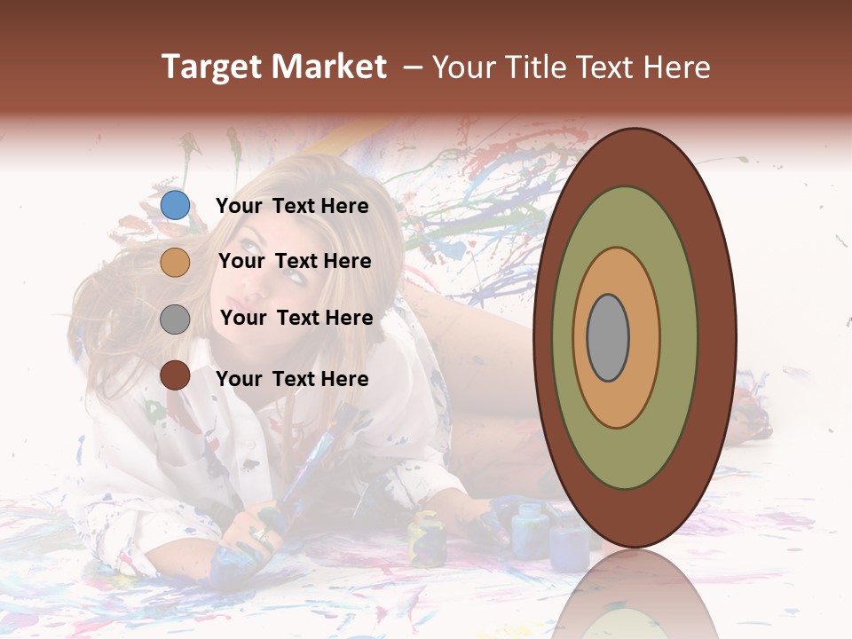 Young Fun Splatter PowerPoint Template