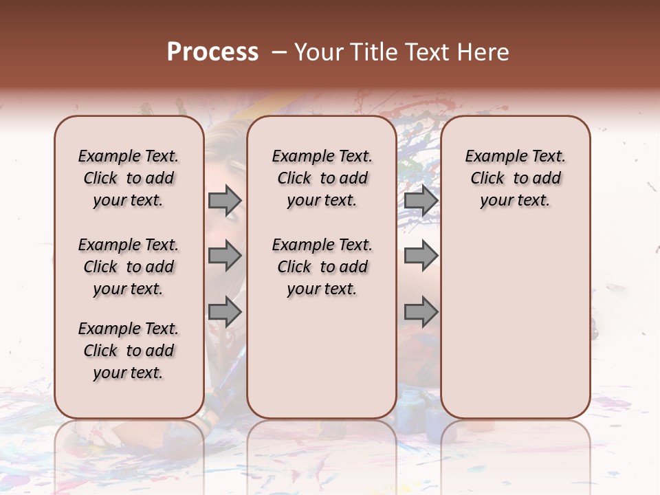 Young Fun Splatter PowerPoint Template