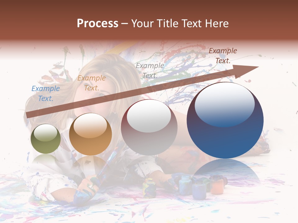 Young Fun Splatter PowerPoint Template