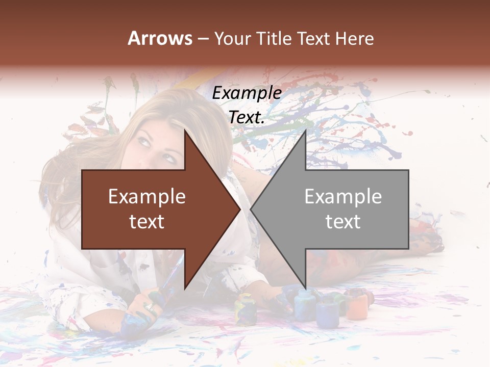 Young Fun Splatter PowerPoint Template