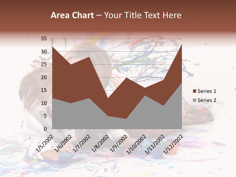 Young Fun Splatter PowerPoint Template