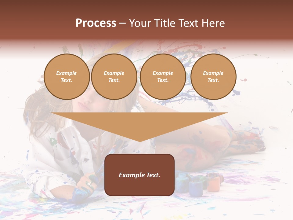 Young Fun Splatter PowerPoint Template