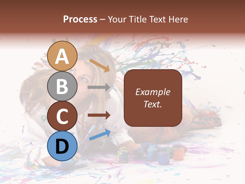 Young Fun Splatter PowerPoint Template