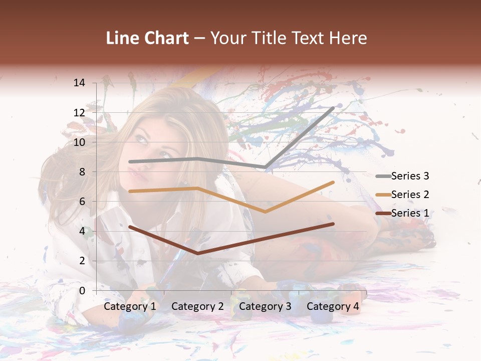 Young Fun Splatter PowerPoint Template