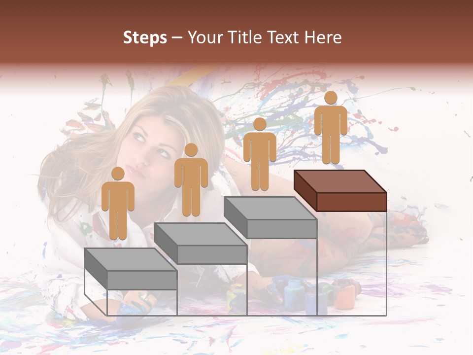 Young Fun Splatter PowerPoint Template