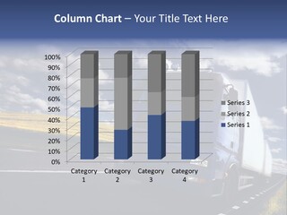 Tanker Cargo Highway PowerPoint Template