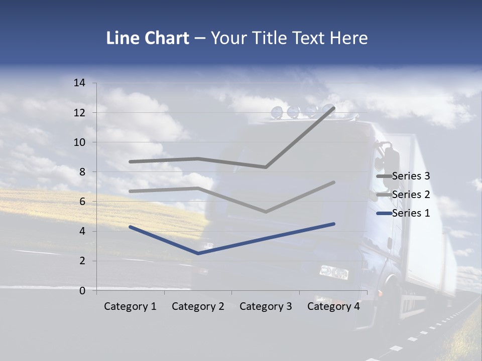 Tanker Cargo Highway PowerPoint Template