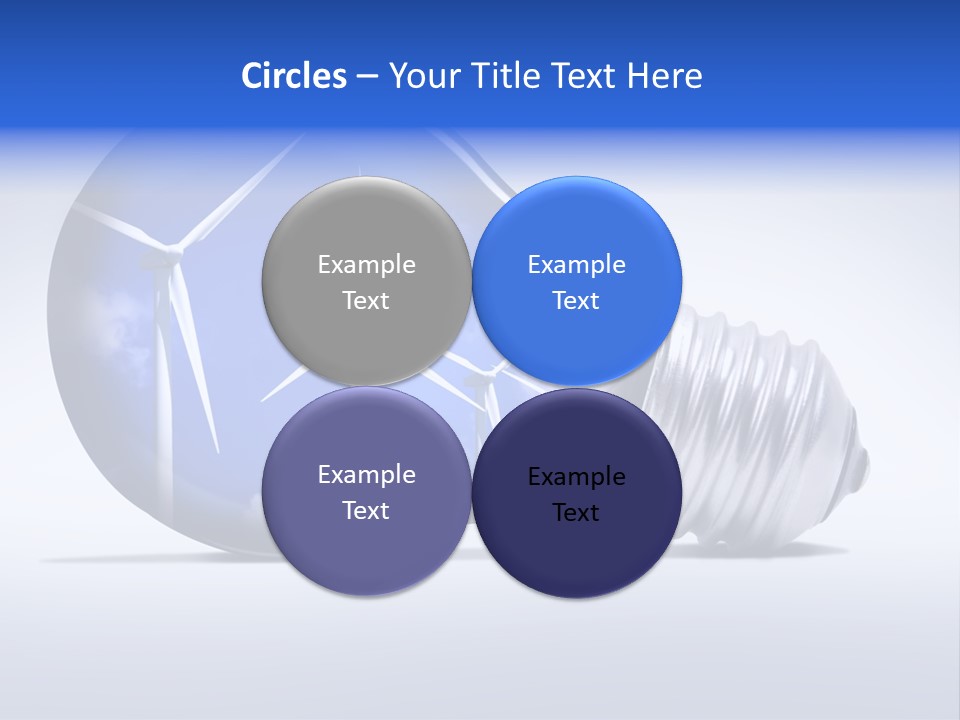 Windmill Sky Renewable PowerPoint Template