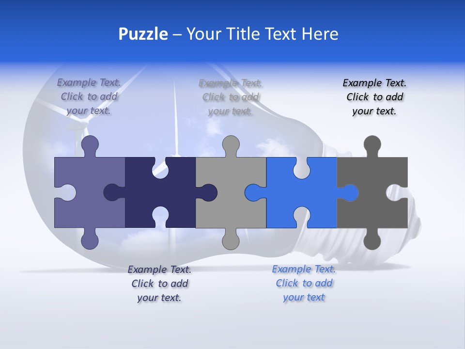 Windmill Sky Renewable PowerPoint Template