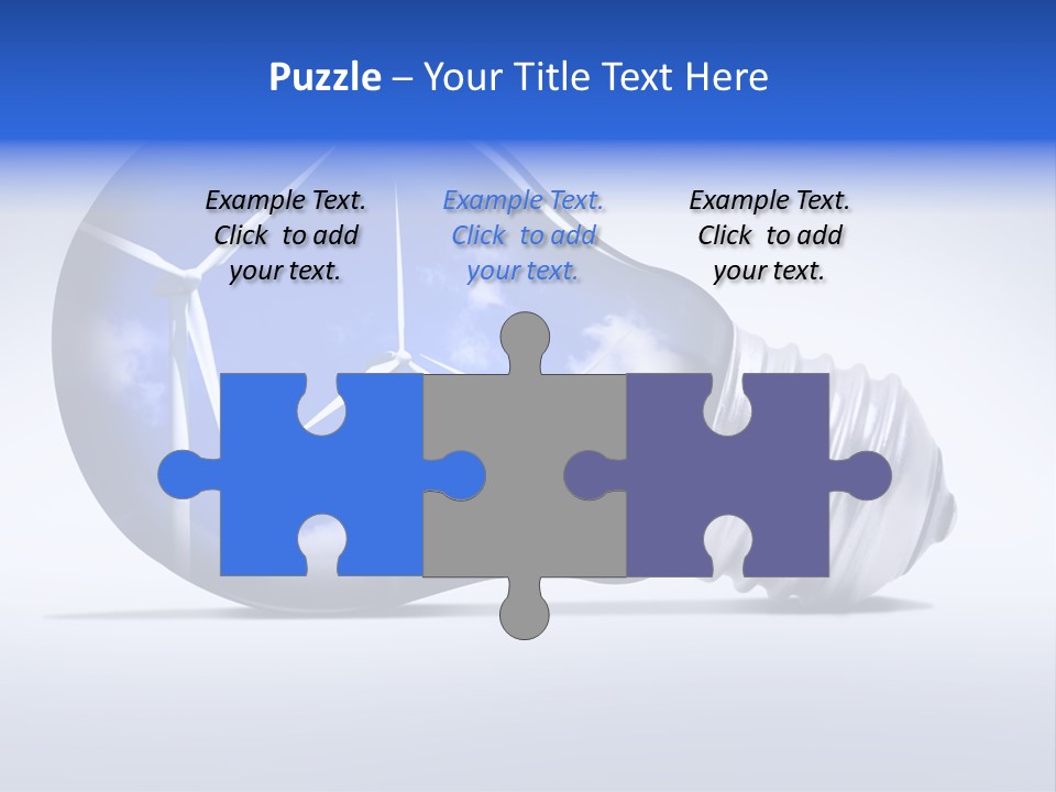 Windmill Sky Renewable PowerPoint Template