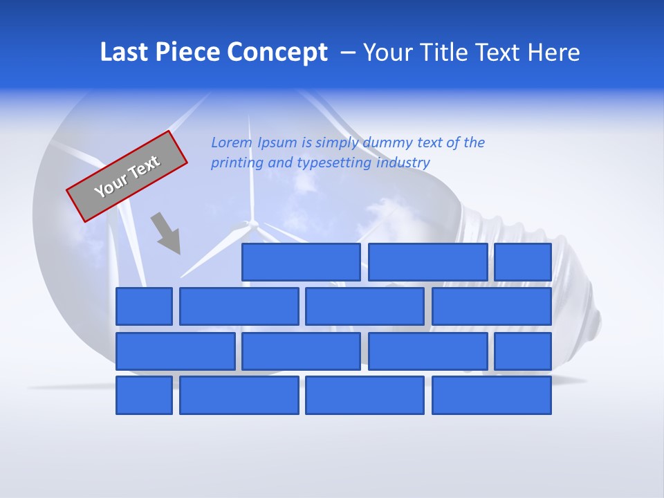 Windmill Sky Renewable PowerPoint Template