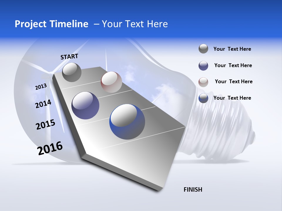 Windmill Sky Renewable PowerPoint Template