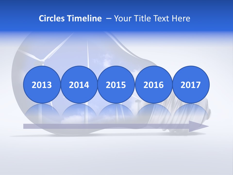 Windmill Sky Renewable PowerPoint Template