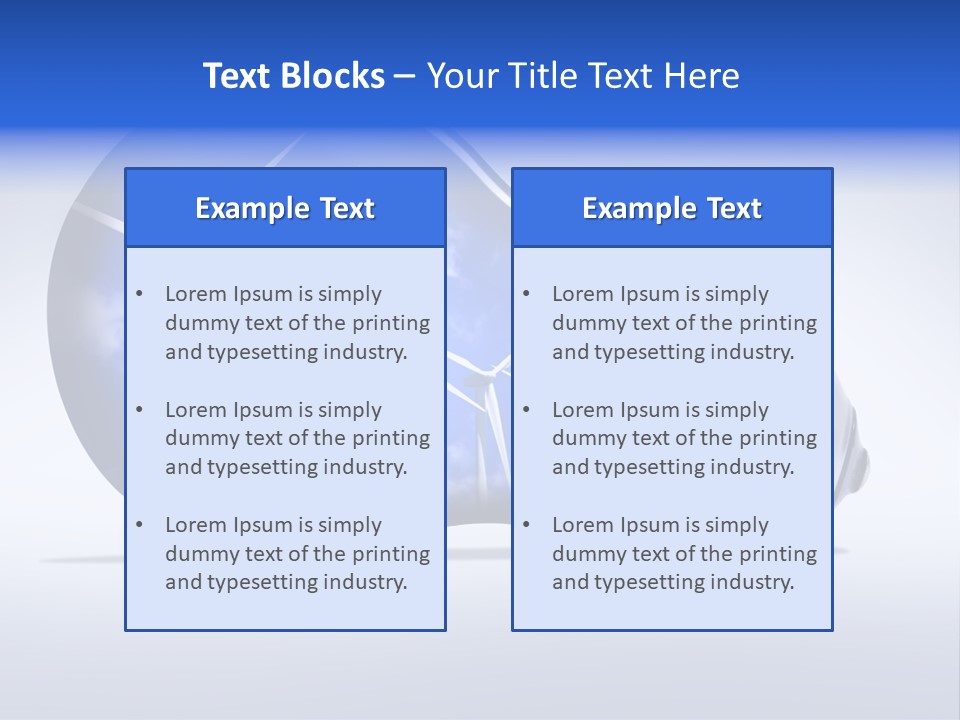 Windmill Sky Renewable PowerPoint Template