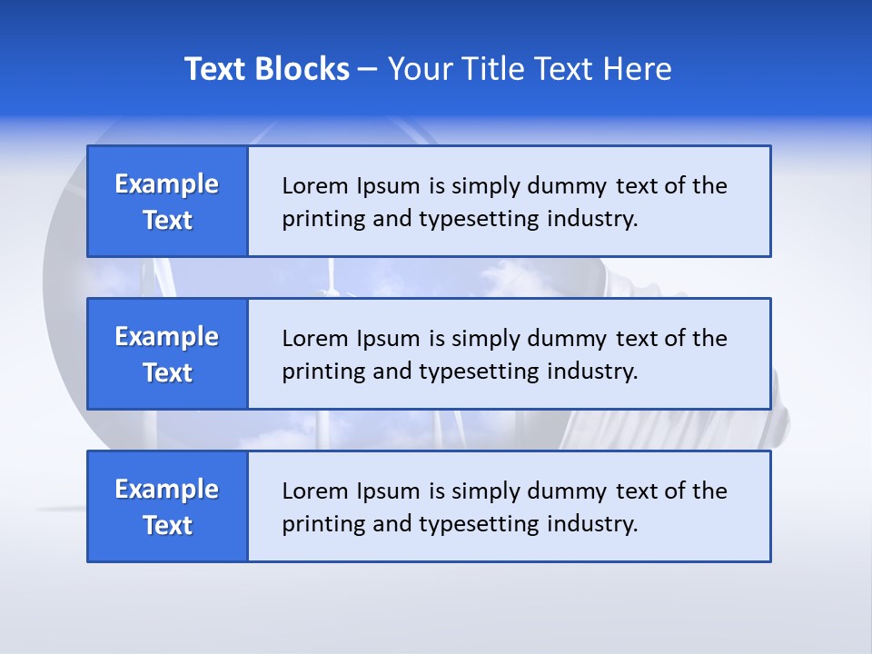 Windmill Sky Renewable PowerPoint Template