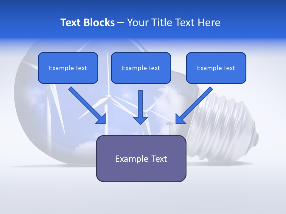 Windmill Sky Renewable PowerPoint Template