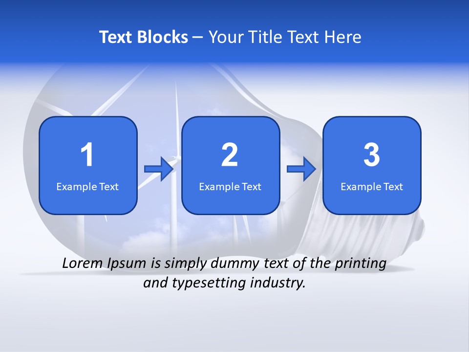 Windmill Sky Renewable PowerPoint Template
