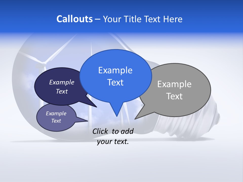 Windmill Sky Renewable PowerPoint Template