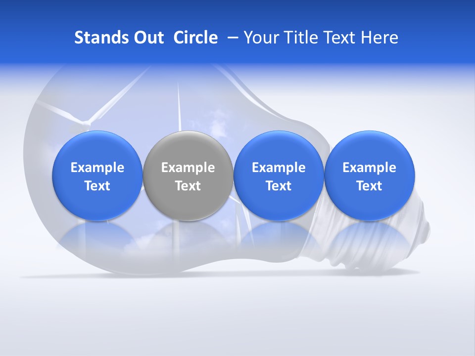 Windmill Sky Renewable PowerPoint Template